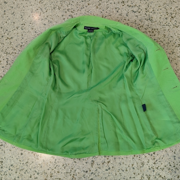 Ralph Lauren Green Corduroy Blazer - Picture 4 of 8